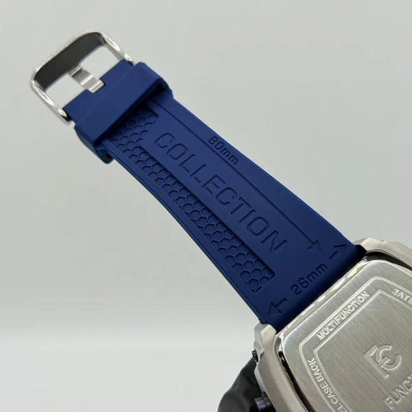 Ferrucci Stop watch blue strap with 1 year warranty in 2 Clours