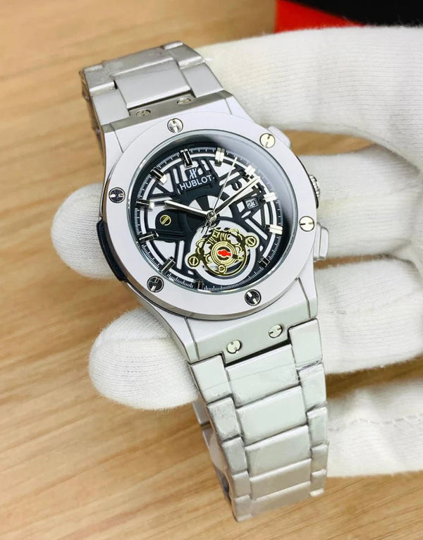 High Quality Branded Big Bang Inspired Men's Watch - Black Dial (TK18069)